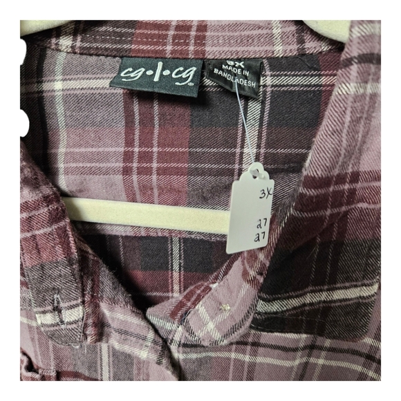 Plaid Button-Up Shirt - Picture 2 of 3